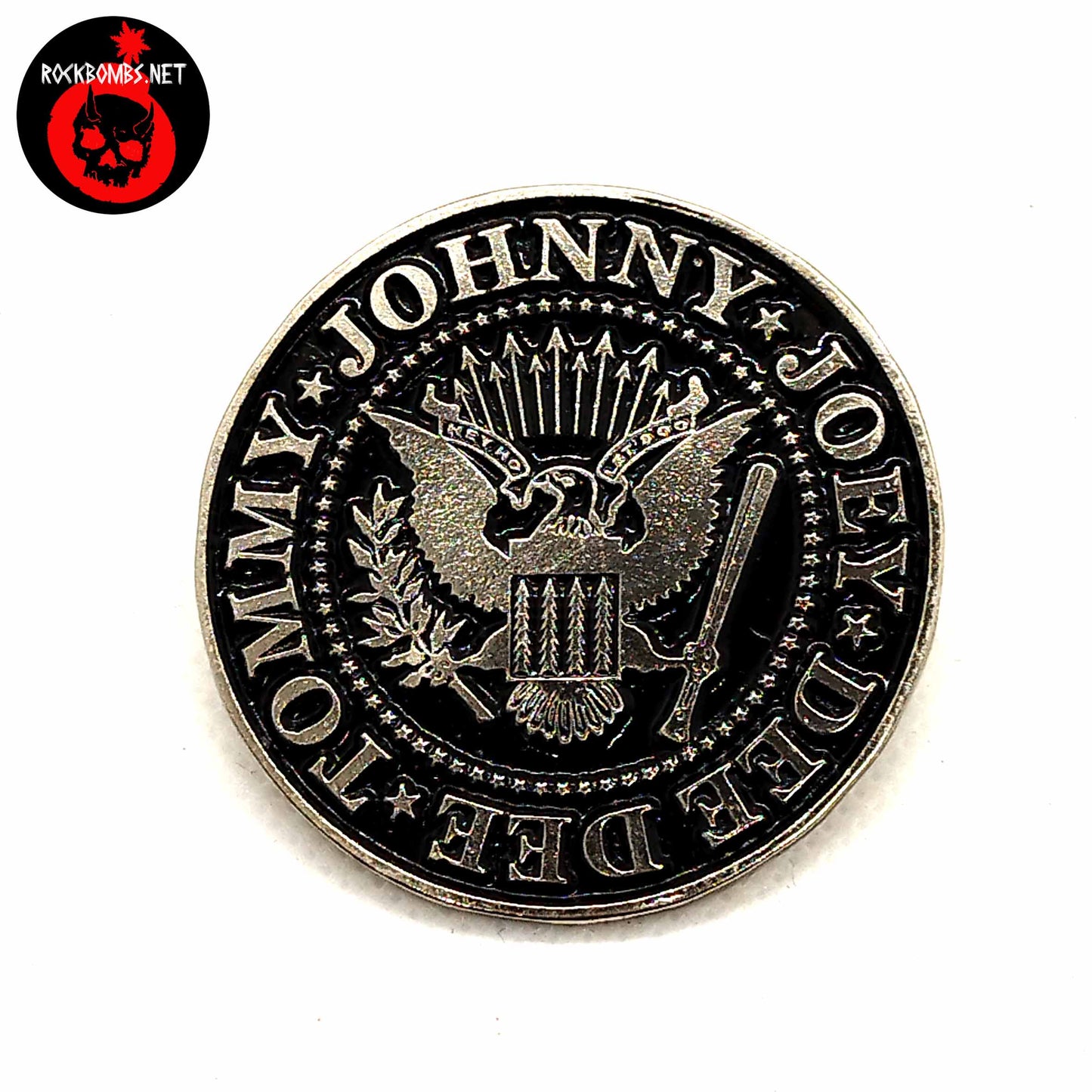 RAMONES CIRCULAR LOGO PIN