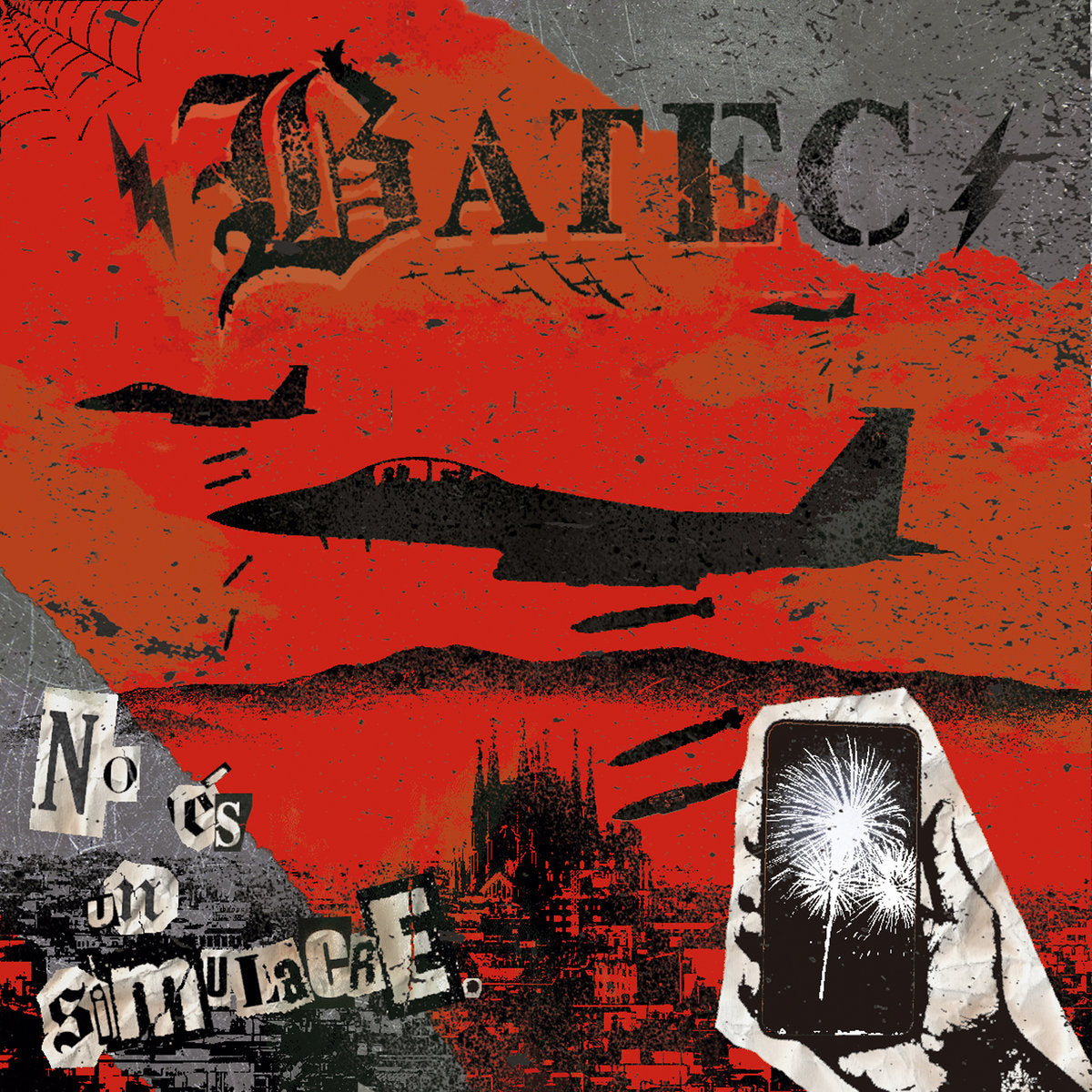 BATEC "No és un simulacre" / GROGGY RUDE "Riu o llorar" LP Split
