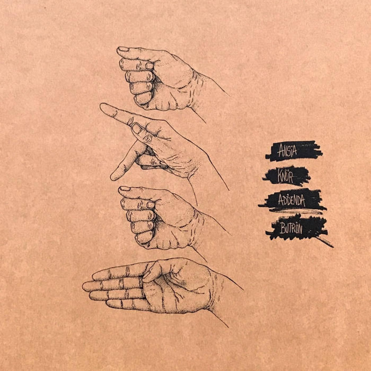 ANSIA / KNÜR / ADDENDA / BUTRÖN s/t LP