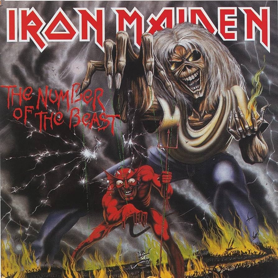 IRON MAIDEN "The number of the beast" LP