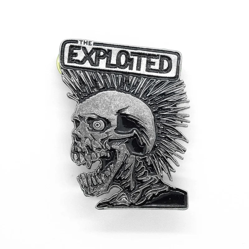 PIN THE EXPLOITED - SKULL LOGO