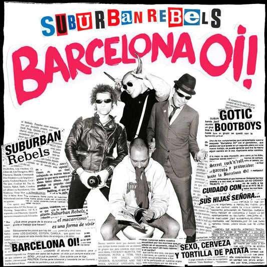 SUBURBAN REBELS "Barcelona Oi!" LP Magenta