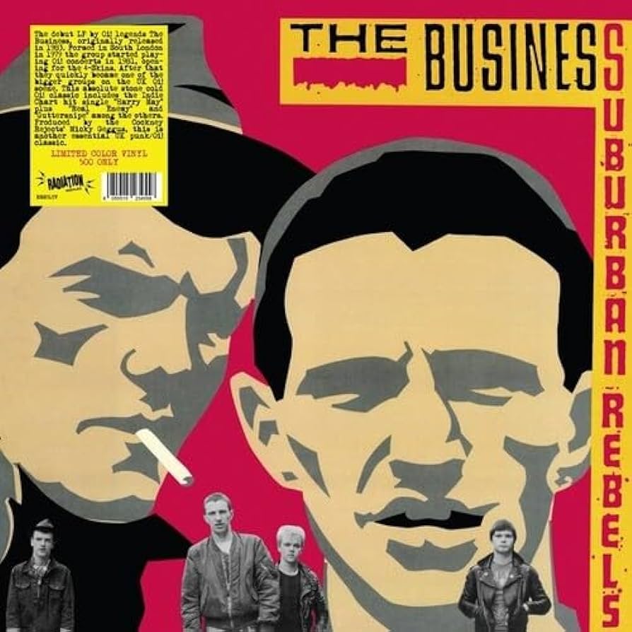 THE BUSINESS "Suburban Rebels" LP