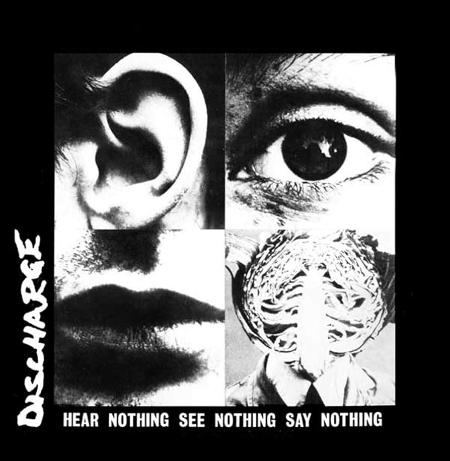 DISCHARGE "Hear nothing see nothing say nothing" LP