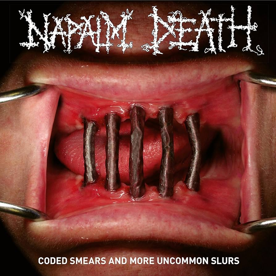 NAPALM DEATH "coded smears and more uncommon slurs" 2LP Red