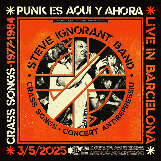 STEVE IGNORANT BAND "Punk es aquí y ahora" LP