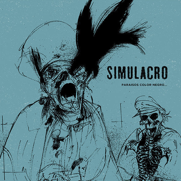SIMULACRO "Paraisos color negro" LP