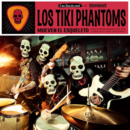 LOS TIKI PHANTOMS "Move the skeleton" LP