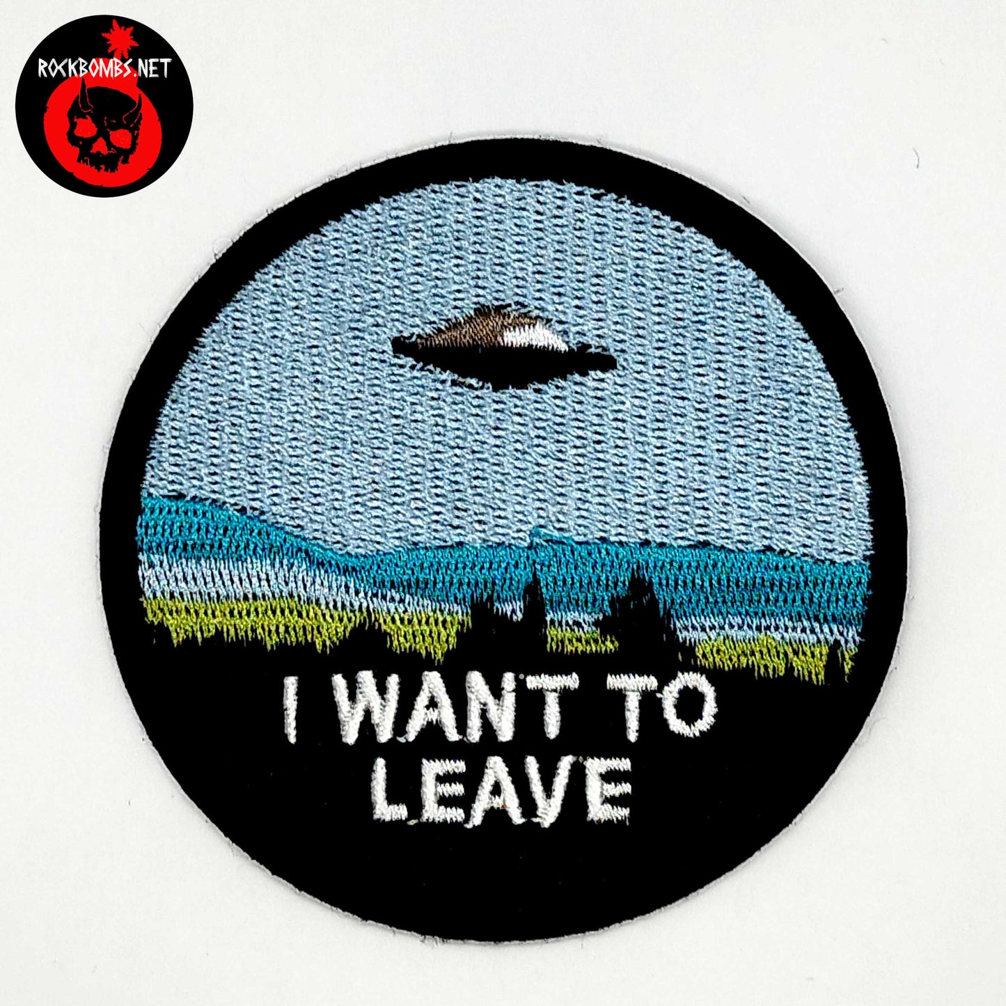 PARCHE I WANT TO BELIEVE PEQUEÑO