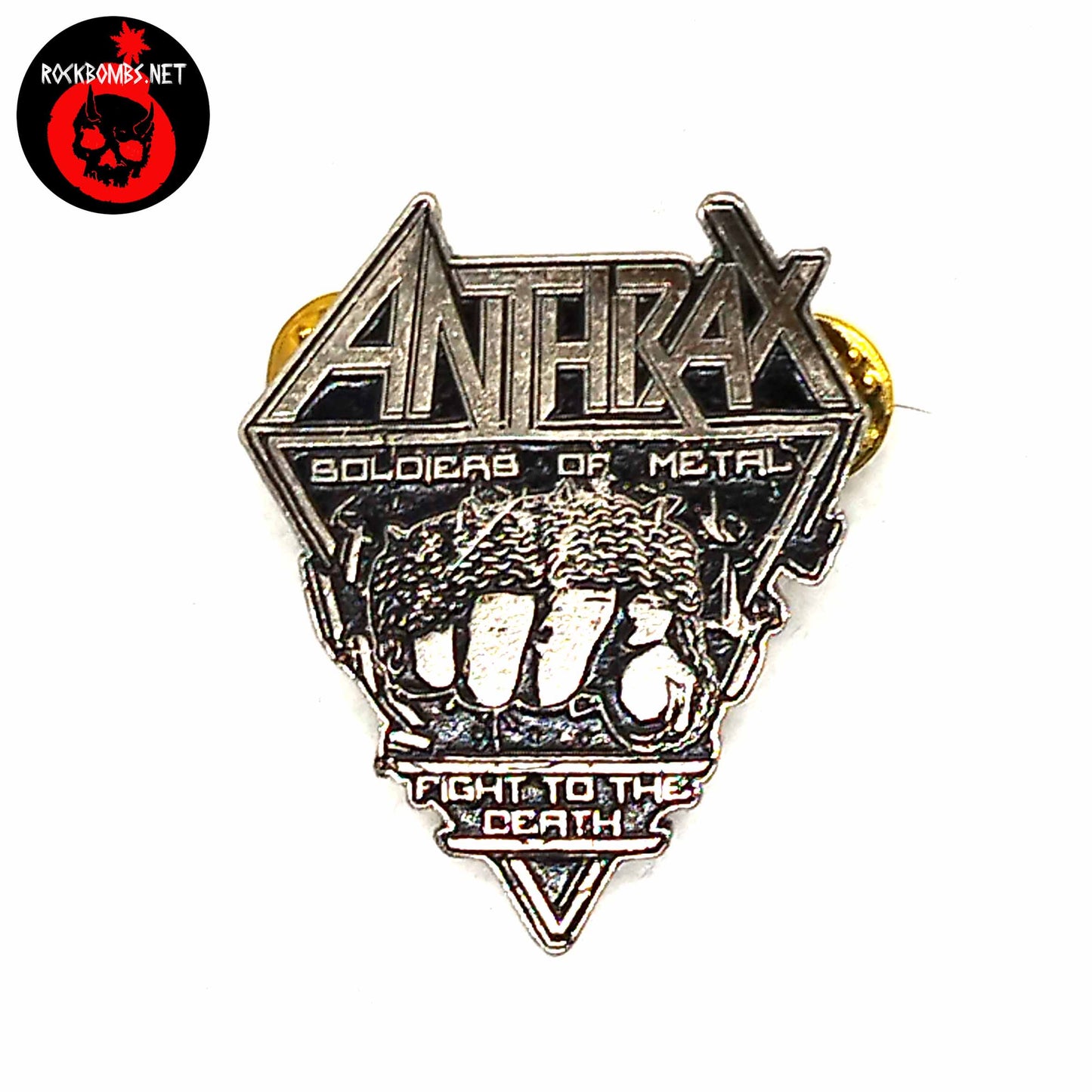 PIN ANTHRAX SOLDIERS OF METAL