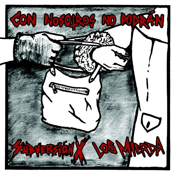 SUBVERSIÓN X / LOS MIERDA "Con nosotros no podrán" LP