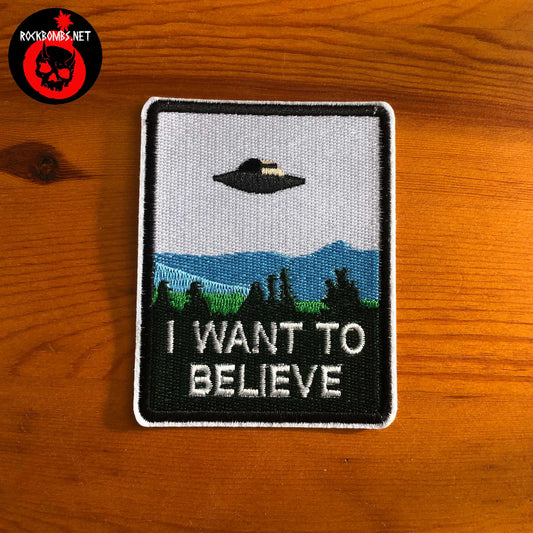 PARCHE I WANT TO BELIEVE GRANDE
